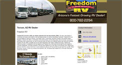 Desktop Screenshot of freedomrv-az.com